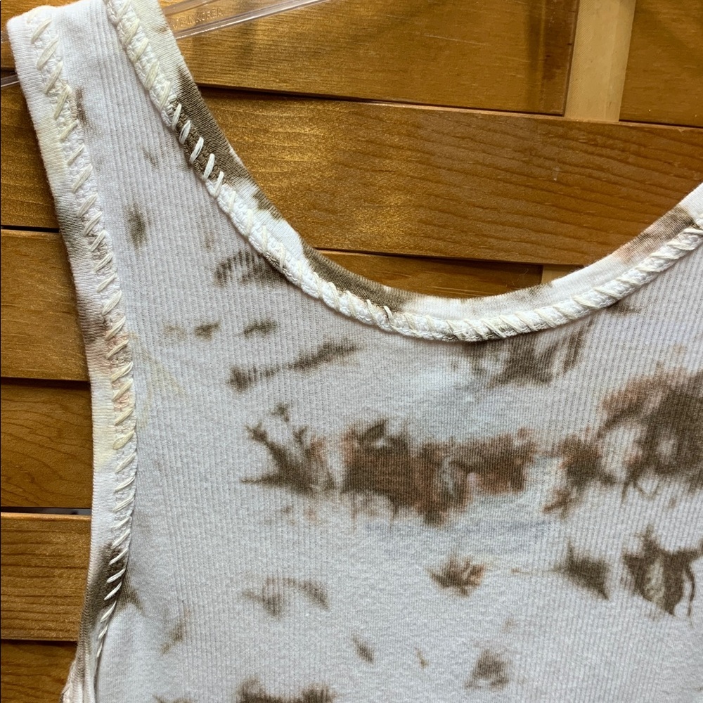 TWISTED HEART Embellished Heart Tie-Dye Tank Top- NWT Deadstock - Picture 10 of 11